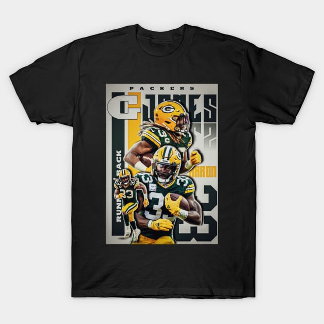 Aaron Jones 33 T-Shirt by NFLapparel